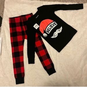 NWT Christmas Santa Toddler Unisex Pajamas